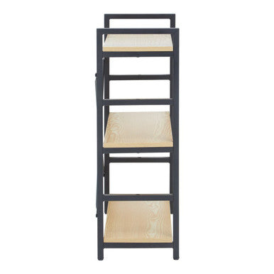 Laxton 3 Tier Light Oak Effect Shelf Unit
