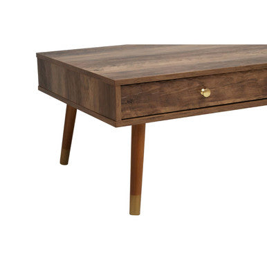 Frida Wood Veneer Coffee Table with 2 Drawers