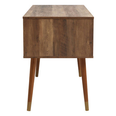 Frida Wood Veneer Desk with Storage