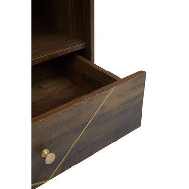 Flori 3 Tier Shelving Unit with Drawer