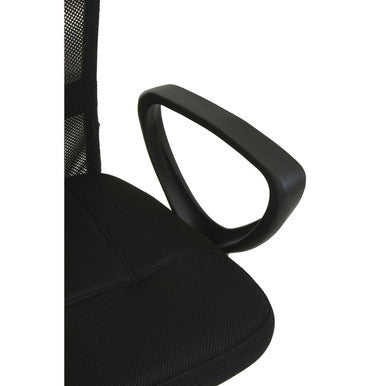 Stratford Black Tapered Back Home Office Chair