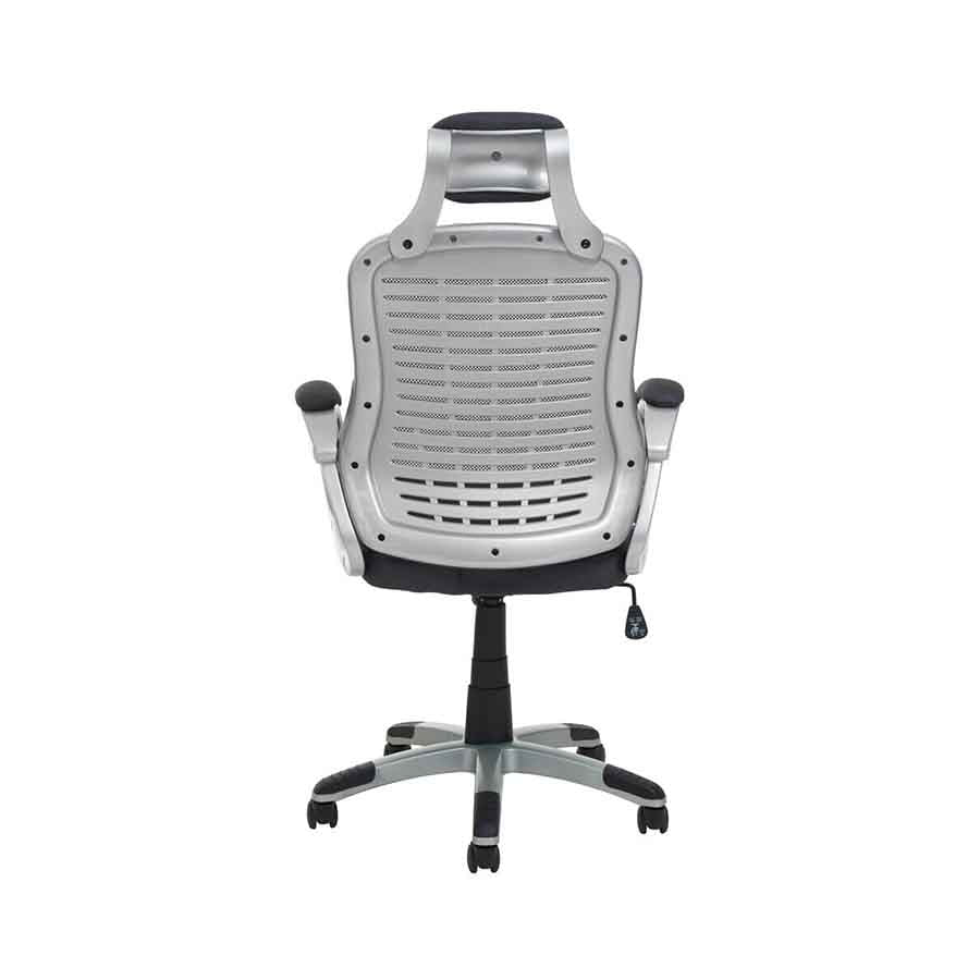 Stratford Dark Grey and Silver Home Office Chair