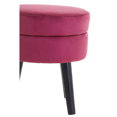 Loretta Wine Velvet Stool