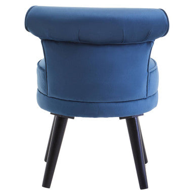 Kids Loretta Midnight Velvet Chair