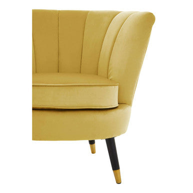 Loretta Pistachio Velvet Shell Accent Chair