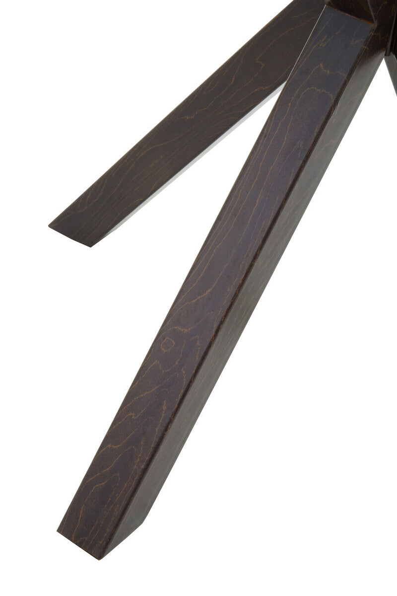 Salford Dining Table With Black Wood Effect Metal Legs
