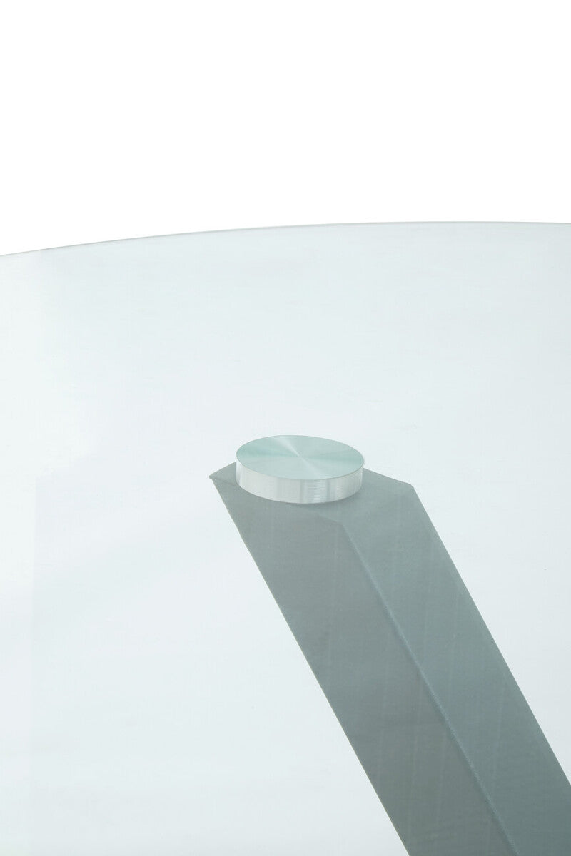 Salford Dining Table With Grey Metal Legs