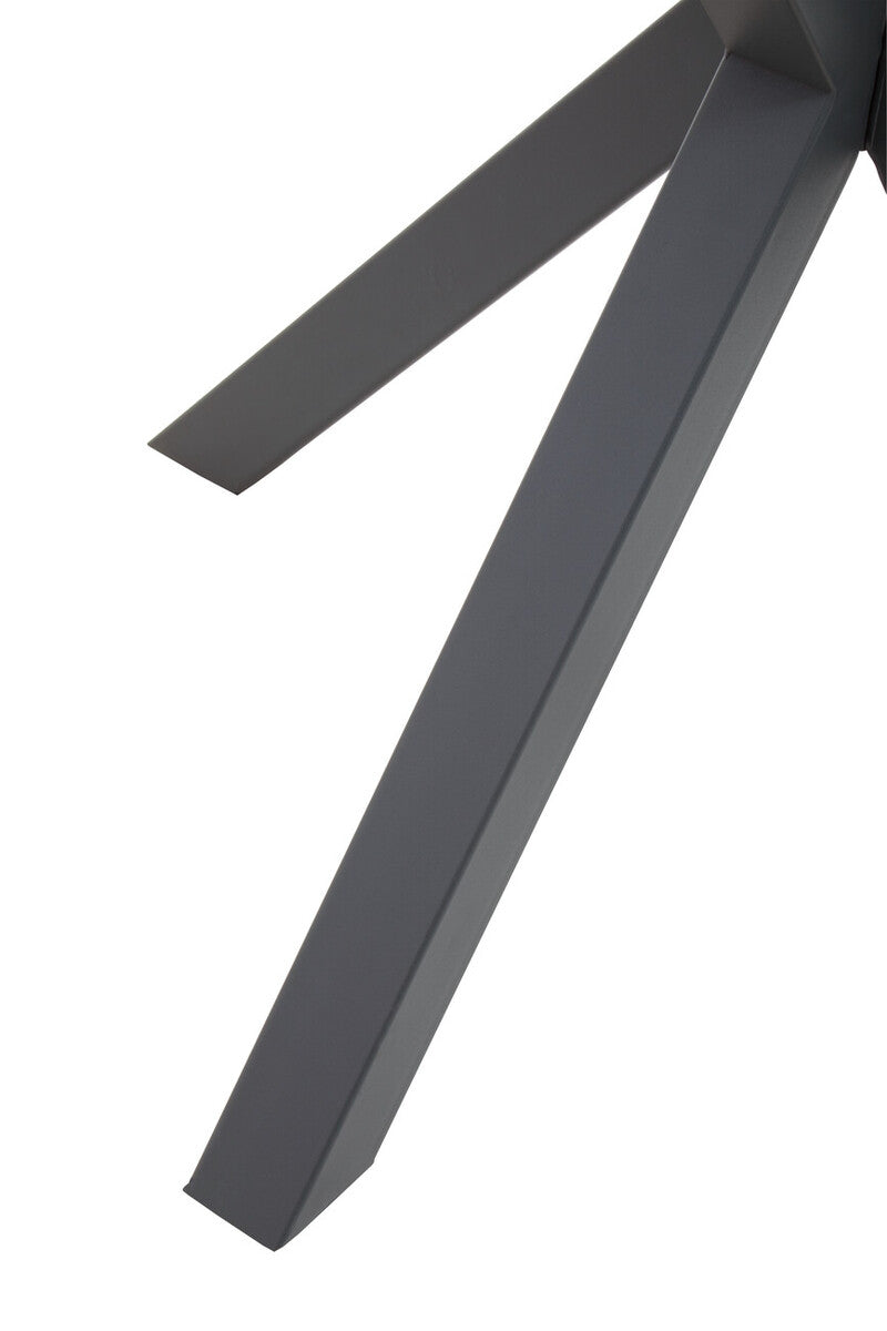 Salford Dining Table With Grey Metal Legs