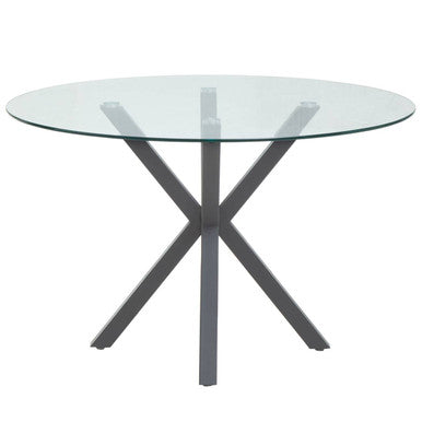 Salford Dining Table With Grey Metal Legs