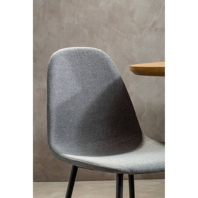 Salford Mink Fabric Dining Chair