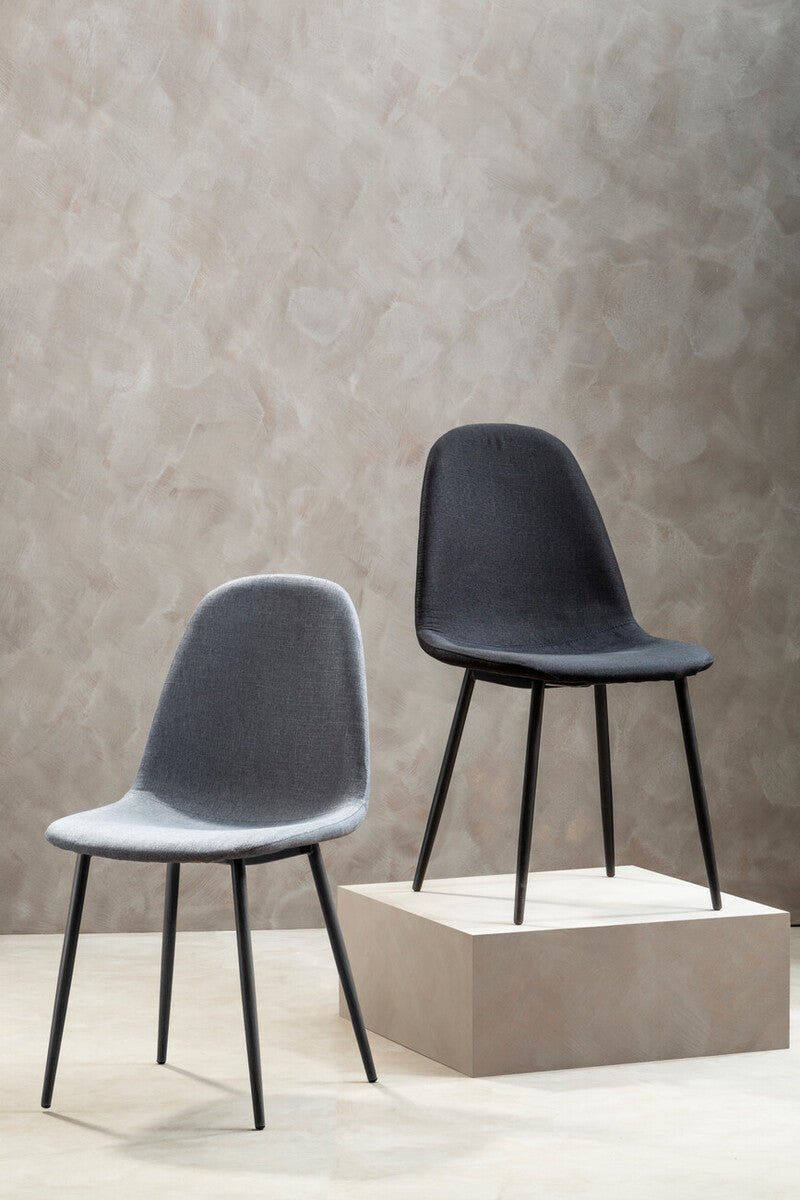 Salford Dining Chair With Grey Powder Legs