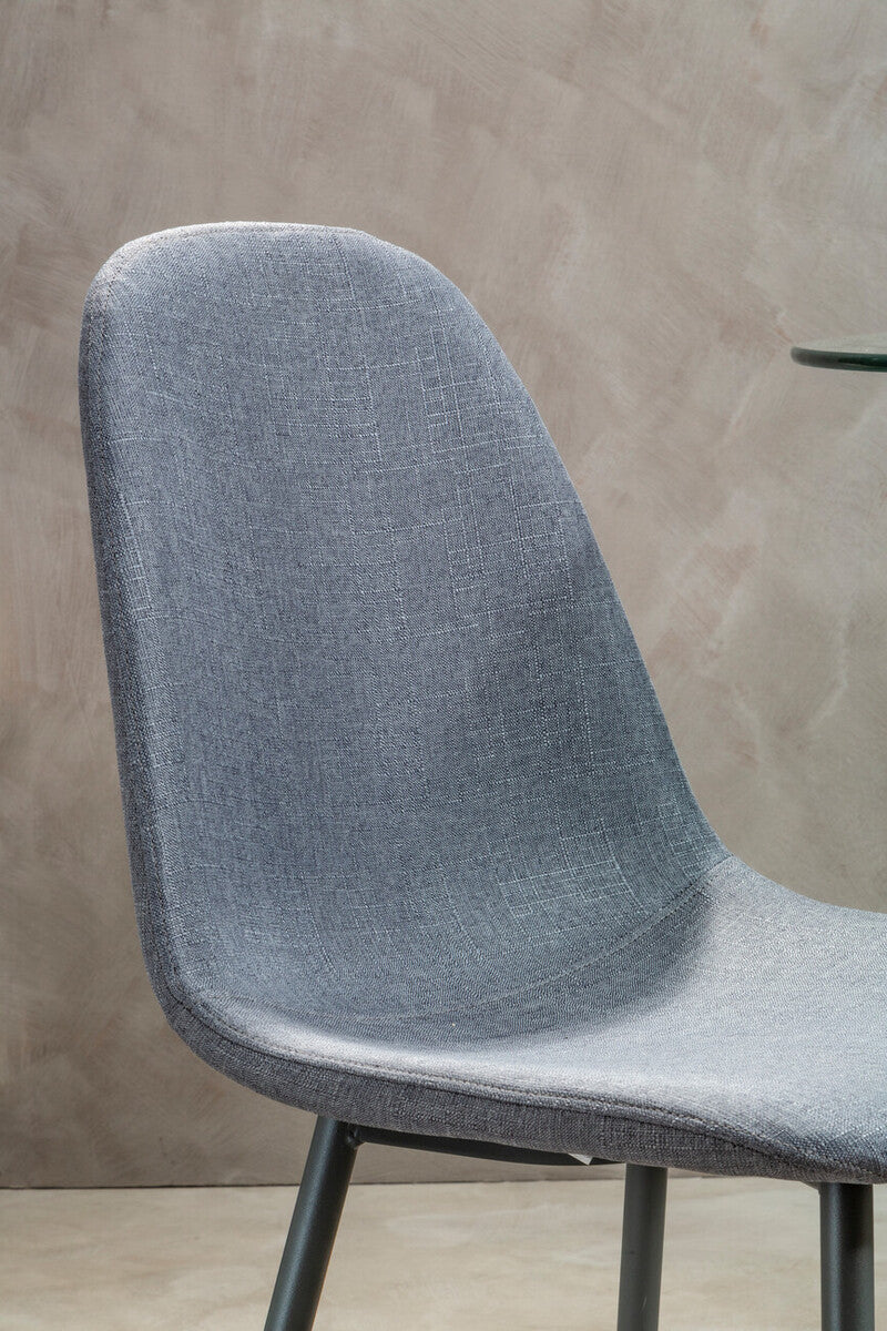 Salford Dining Chair With Grey Powder Legs