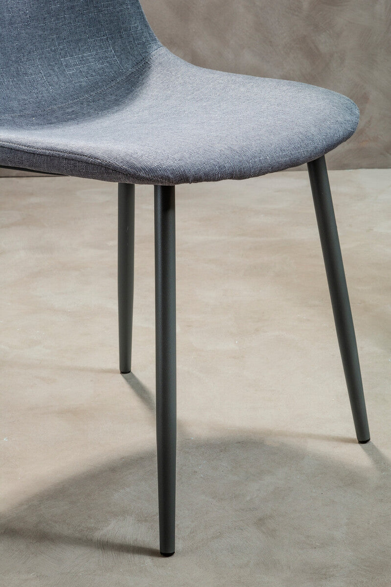 Salford Dining Chair With Grey Powder Legs