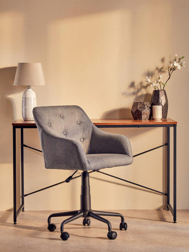 Brent Tufted Grey And Black Home Office Chair - image 3
