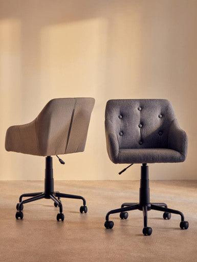 Brent Tufted Grey And Black Home Office Chair - image 5