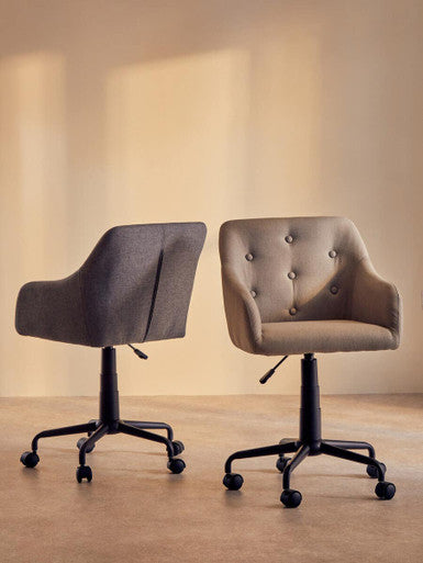 Brent Tufted Grey And Black Home Office Chair - image 8