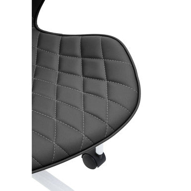 Brent Black And White Home Office Chair