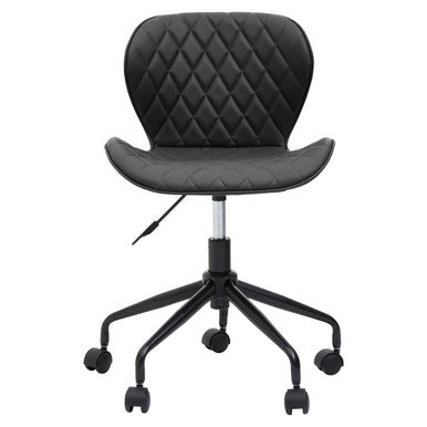 Brent Black Armless Home Office Chair