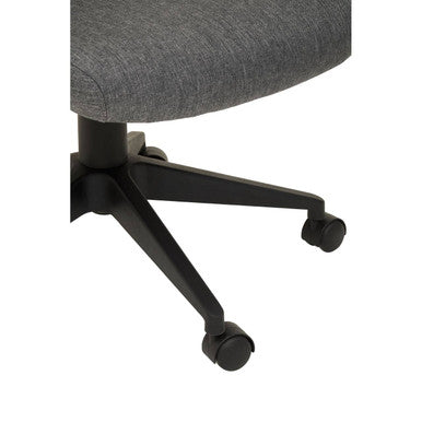 Brent Black Mesh And Grey Fabric Home Office Chair