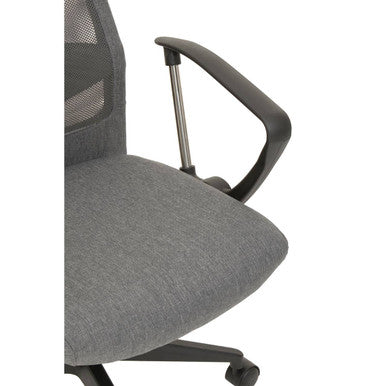 Brent Grey Mesh And Fabric Home Office Chair - image 7