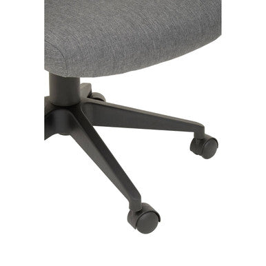 Brent Grey Mesh And Fabric Home Office Chair