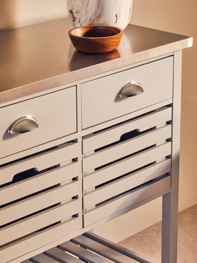 Frankfurt Grey Kitchen Trolley - image 7