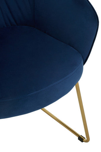 Veneto Midnight Velvet Dining Chair