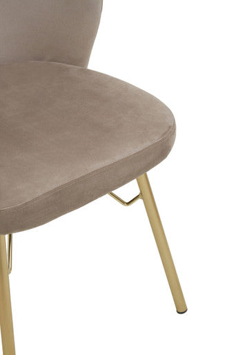 Veneto Mink Velvet Chair