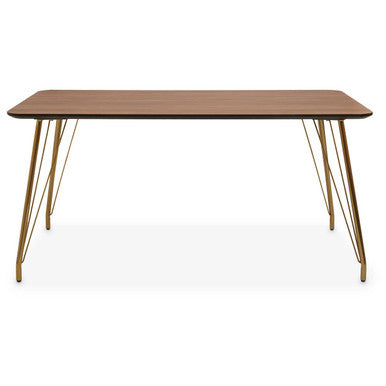 Veneto Dining Table With Natural Wood Effect Top