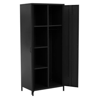 Academy Black Two Door Locker Style Wardrobe - image 6