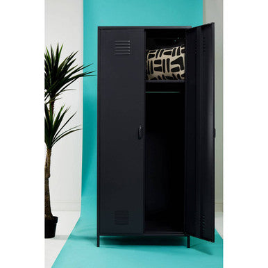 Academy Black Two Door Locker Style Wardrobe - image 11