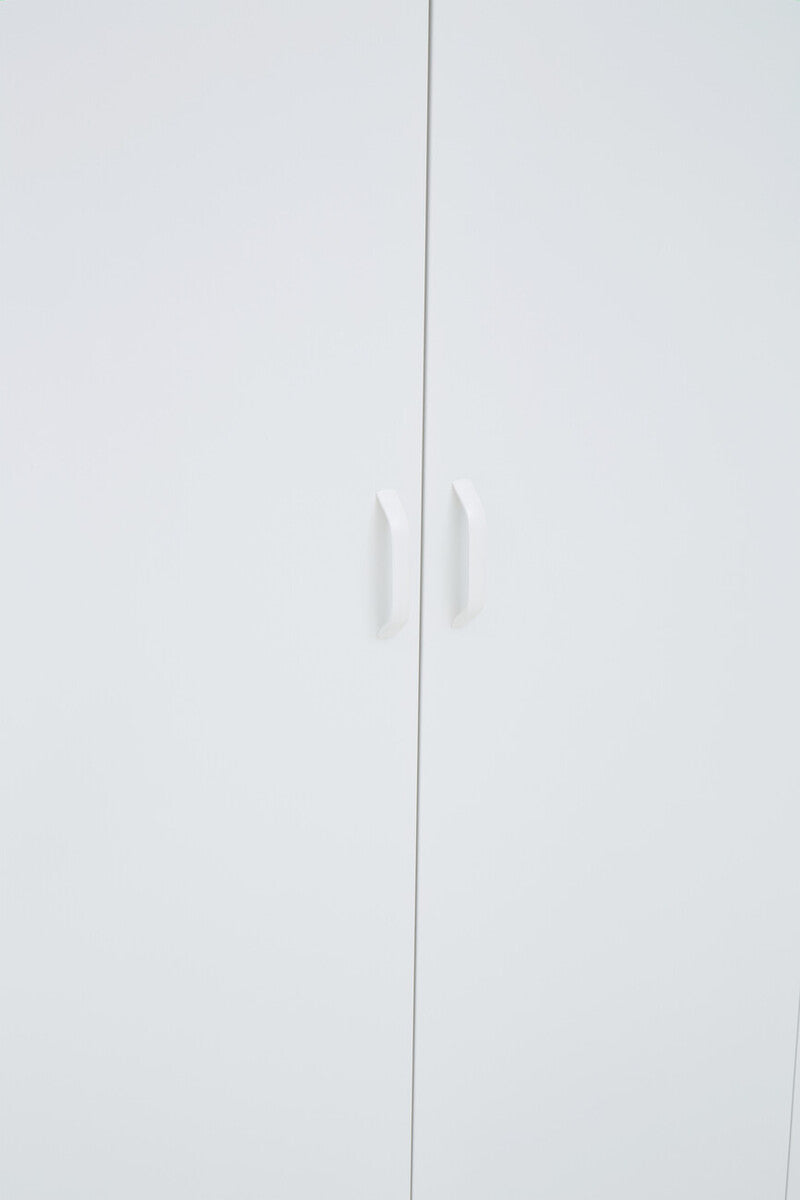 Academy White Two Door Locker Style Wardrobe