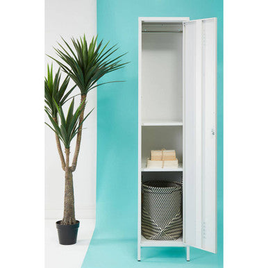 Academy White Tall One Door Locker