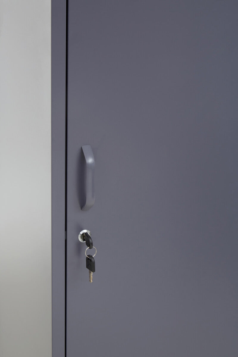 Academy One Door Grey Metal Locker