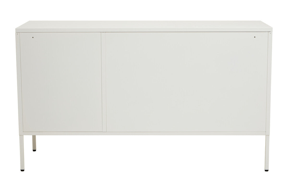Acier Three Door White Metal Sideboard - Image 7