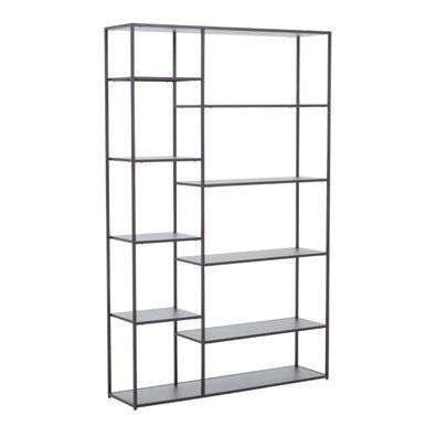 Acero Grey Metal Multi Shelf Unit