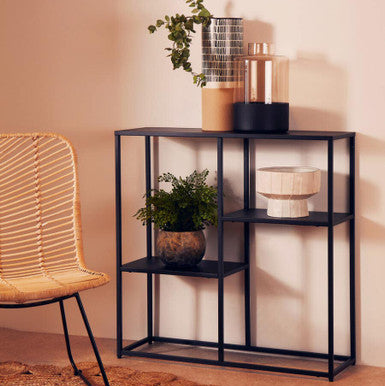 Acero Black Metal Multi Shelf Unit - Image 3