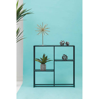 Acero Black Metal Multi Shelf Unit