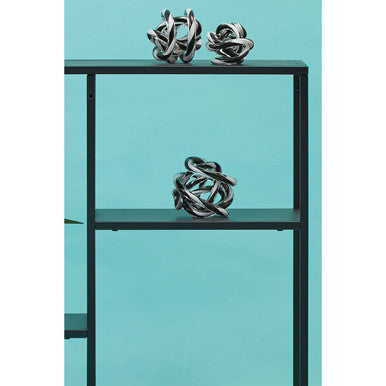Acero Black Metal Multi Shelf Unit