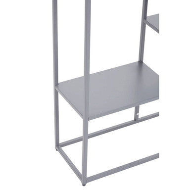 Acero Grey Metal Three Tier Shelf Unit