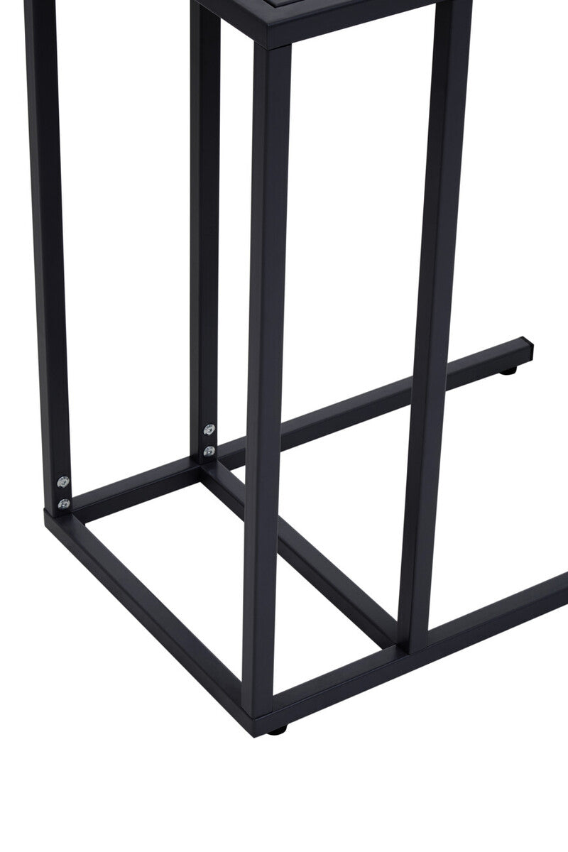 Acero Black Side Table