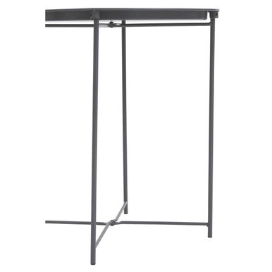 Acero Round Grey Side Table