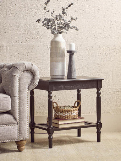 Heritage Black Side Table