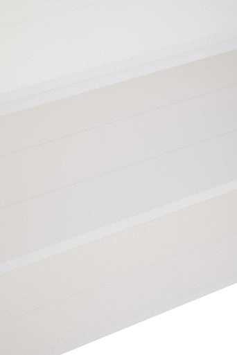 Heritage Three Shelf Large Ivory Bookcase