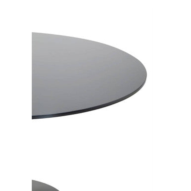 Laila Black Large Round Dining Table