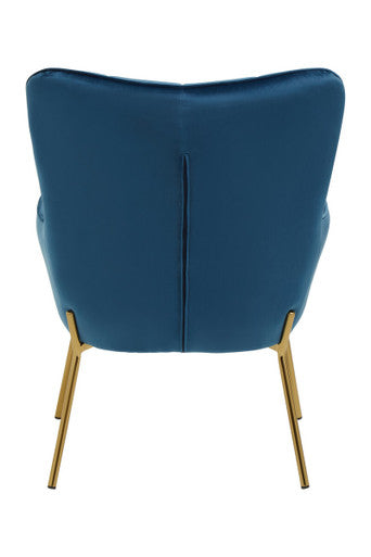 Stockholm Blue Velvet Chair