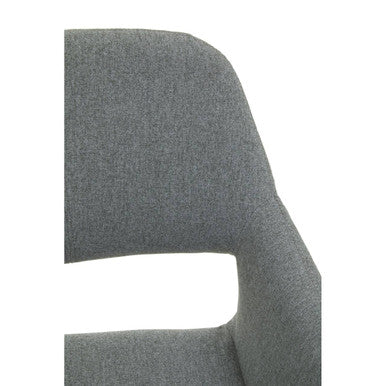 Stockholm Grey Fabric Dining Chair