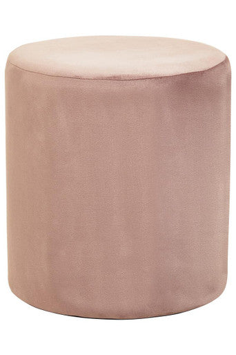 Haley Dusky Pink Round Stool