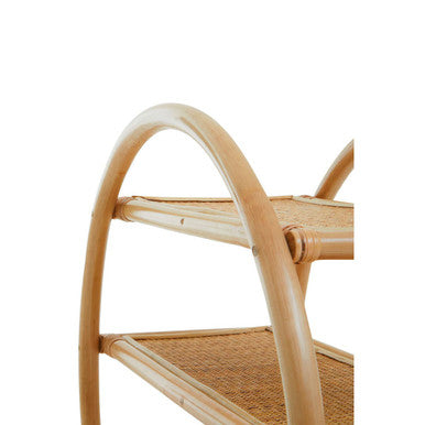 Mataram Three Tier Natural Rattan Shelf Unit 1