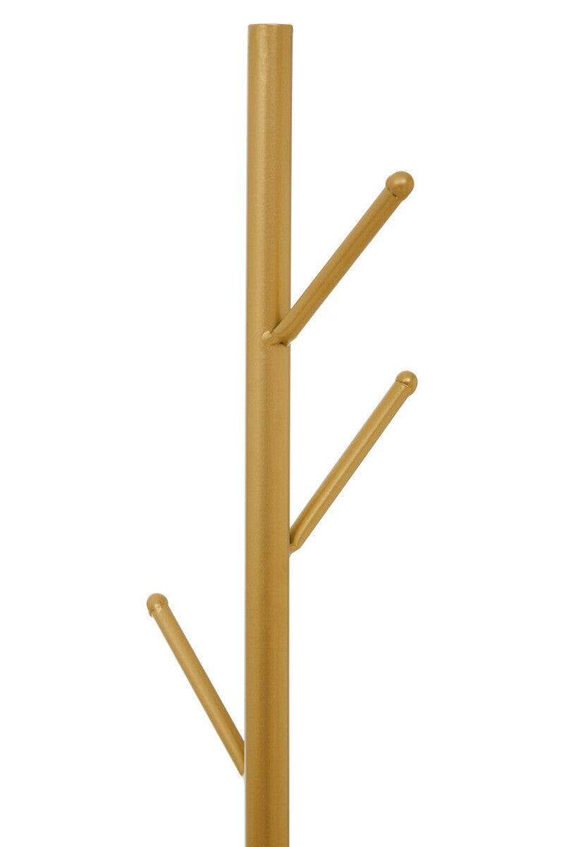 Avento Gold And Black Coat Stand